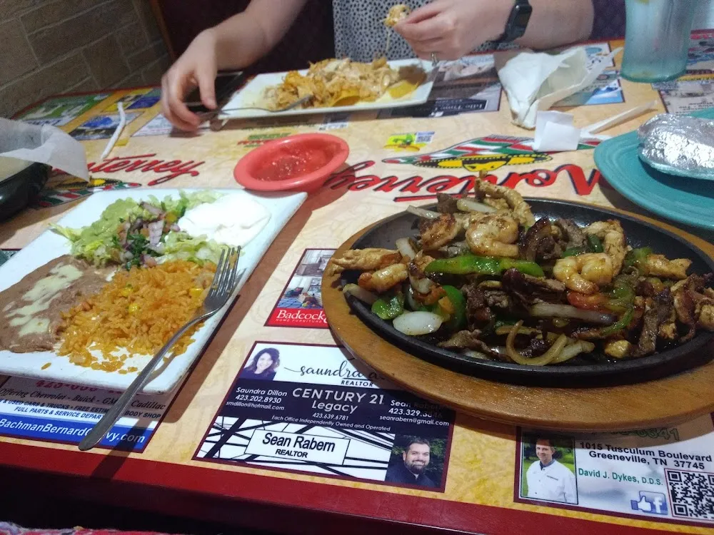 Fajita with Shrimp Chicken and Beef Fajitas